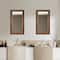 Head West 27.5" Bronze & Copper Oil-Rubbed Framed Wall Mirror